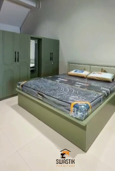 Bedroom set display - Swastik Furniture Bardoli